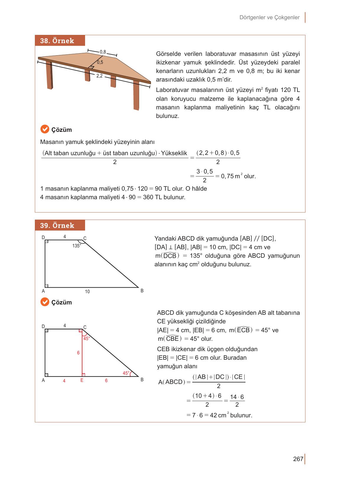 10. Sınıf Meb Yayınları Matematik Ders Kitabı Sayfa 267 Cevapları