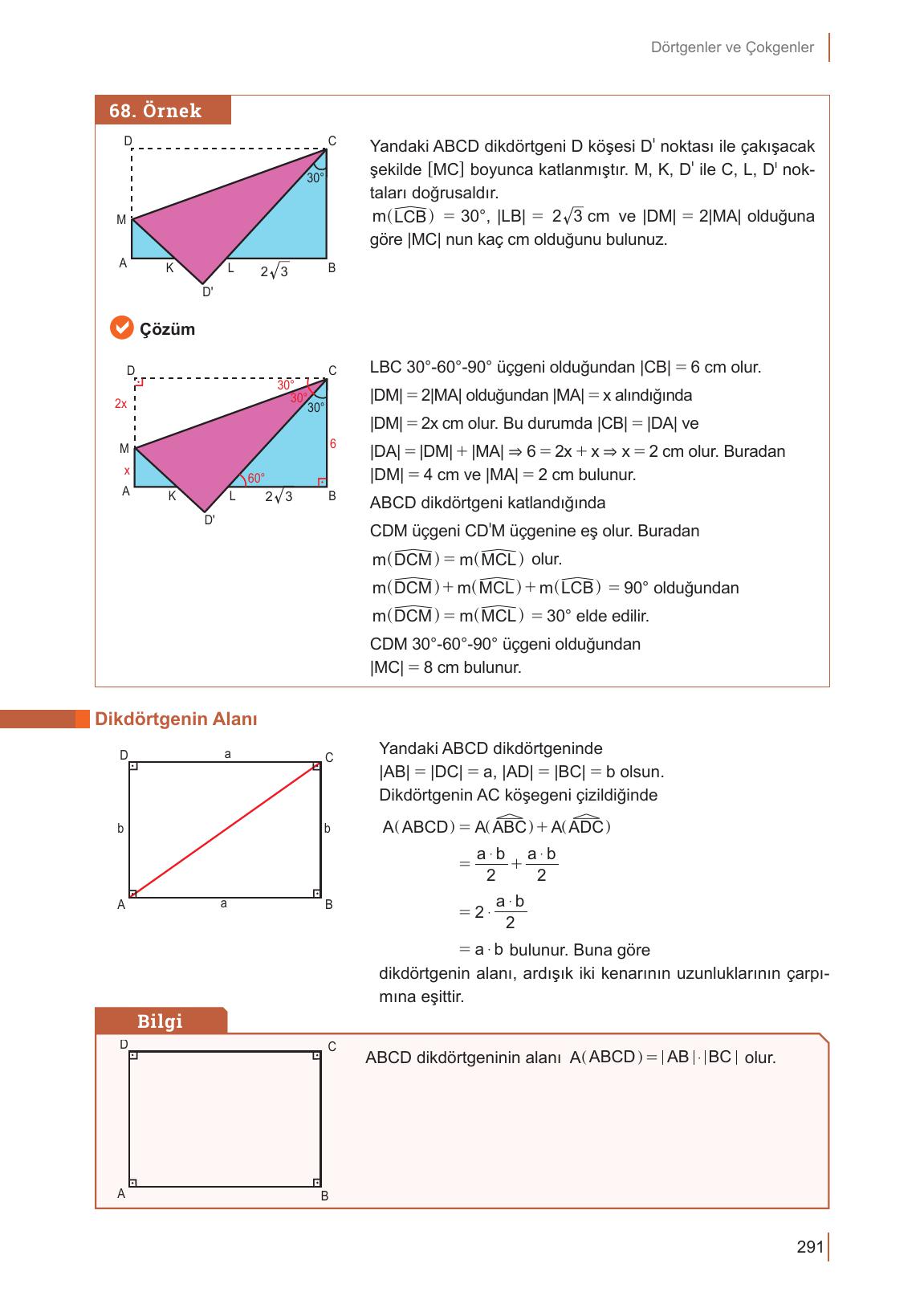 10. Sınıf Meb Yayınları Matematik Ders Kitabı Sayfa 291 Cevapları