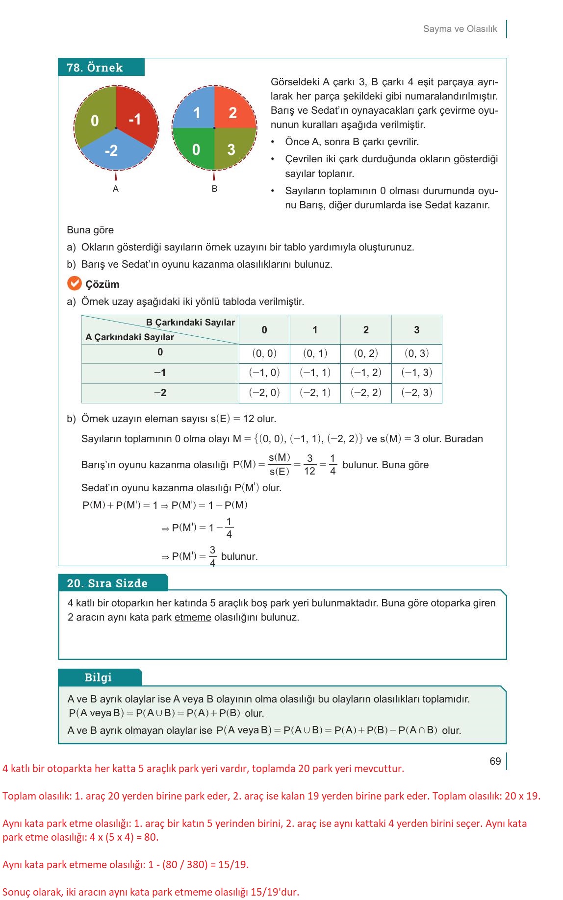 10. Sınıf Meb Yayınları Matematik Ders Kitabı Sayfa 69 Cevapları 10. Sınıf Meb Yayınları Matematik Ders Kitabı Sayfa 69 Cevapları