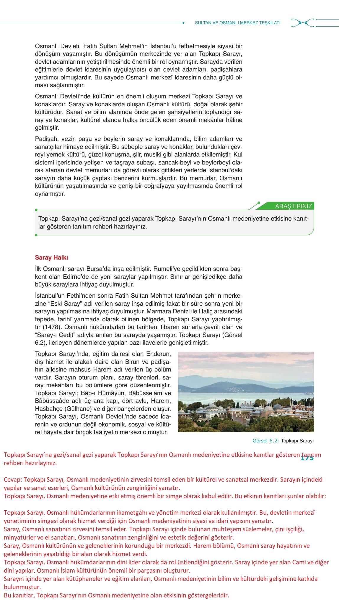 10. Sınıf Meb Yayınları Tarih Ders Kitabı Sayfa 175 Cevapları 10. Sınıf Meb Yayınları Tarih Ders Kitabı Sayfa 175 Cevapları