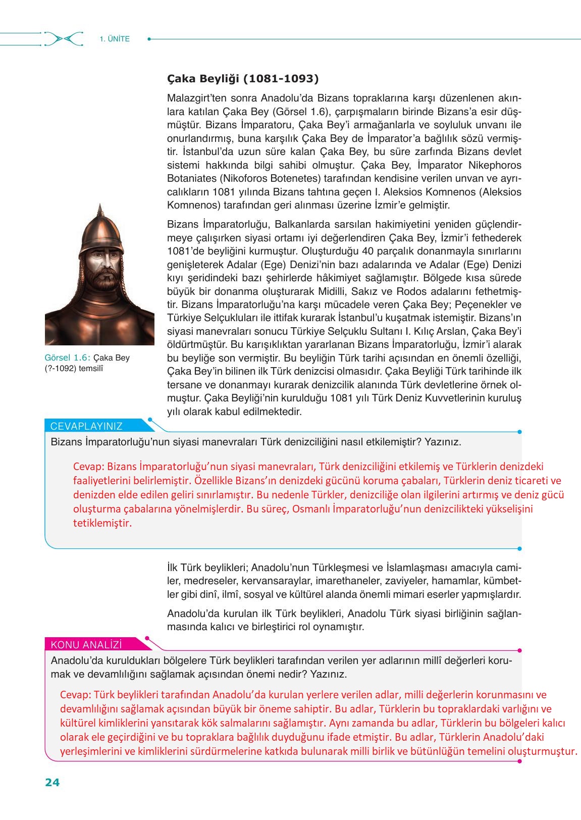10. Sınıf Meb Yayınları Tarih Ders Kitabı Sayfa 24 Cevapları 10. Sınıf Meb Yayınları Tarih Ders Kitabı Sayfa 24 Cevapları
