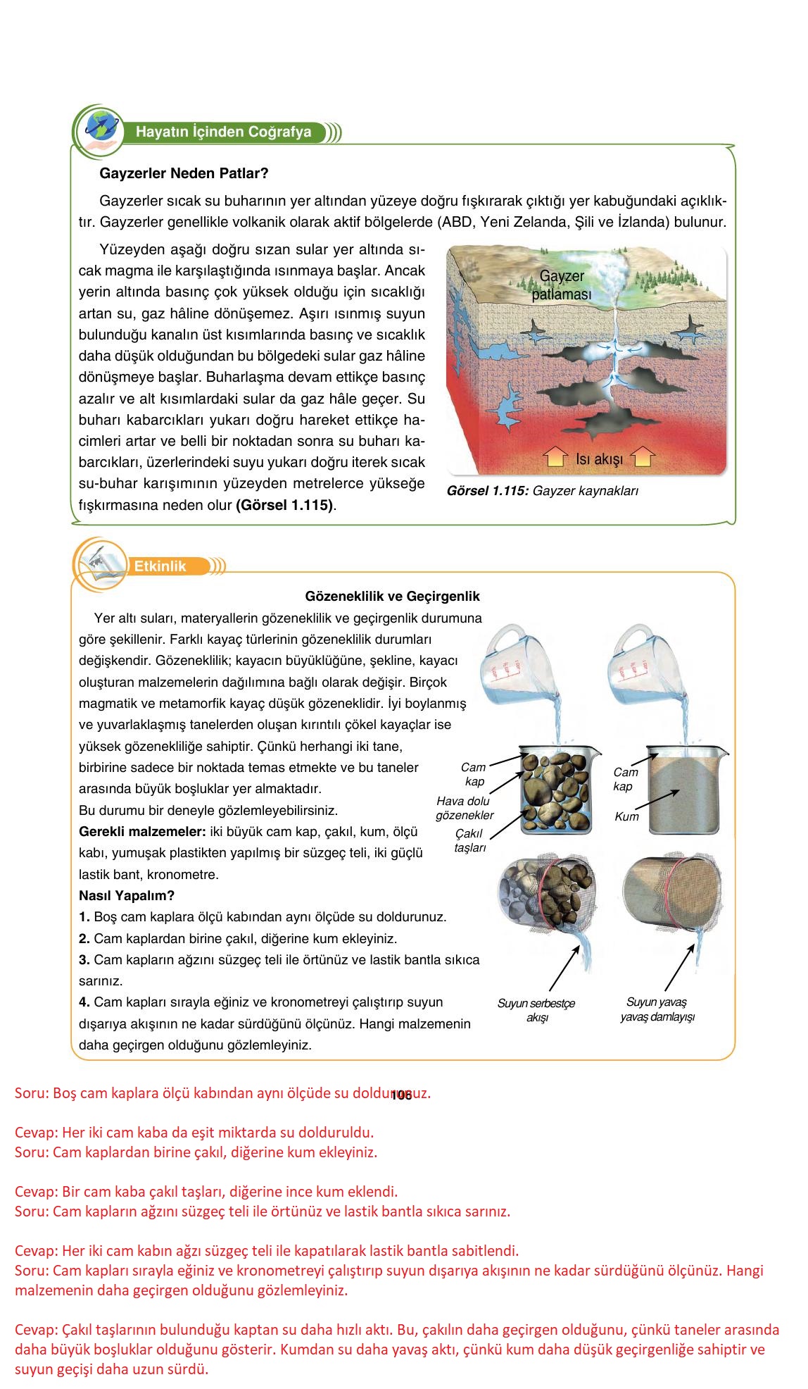 10. Sınıf Tutku Yayıncılık Coğrafya Ders Kitabı Sayfa 106 Cevapları 10. Sınıf Tutku Yayıncılık Coğrafya Ders Kitabı Sayfa 106 Cevapları