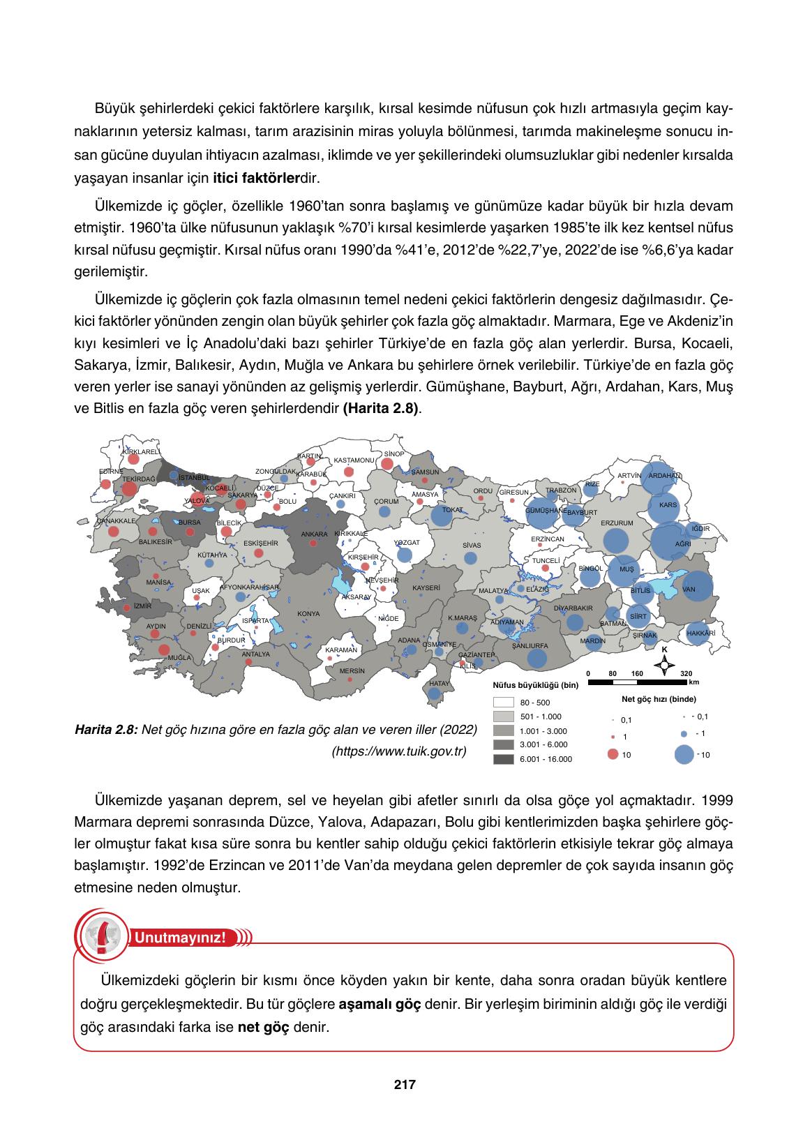 10. Sınıf Tutku Yayıncılık Coğrafya Ders Kitabı Sayfa 217 Cevapları 10. Sınıf Tutku Yayıncılık Coğrafya Ders Kitabı Sayfa 217 Cevapları