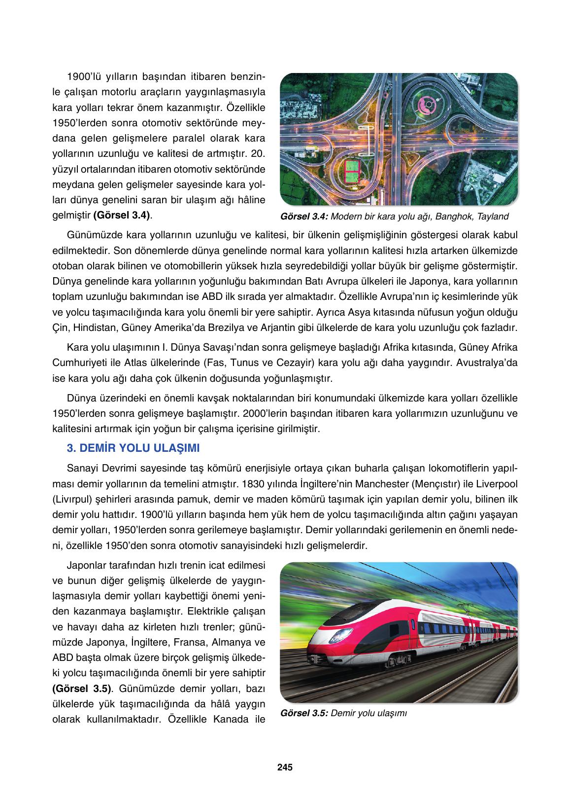 10. Sınıf Tutku Yayıncılık Coğrafya Ders Kitabı Sayfa 245 Cevapları 10. Sınıf Tutku Yayıncılık Coğrafya Ders Kitabı Sayfa 245 Cevapları