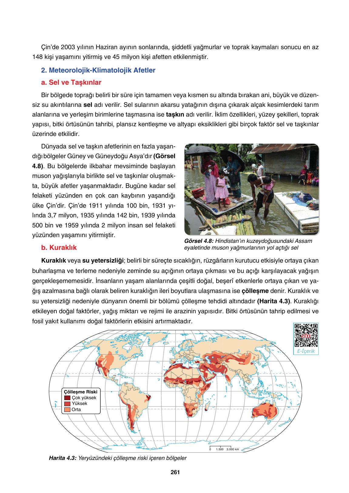 10. Sınıf Tutku Yayıncılık Coğrafya Ders Kitabı Sayfa 261 Cevapları 10. Sınıf Tutku Yayıncılık Coğrafya Ders Kitabı Sayfa 261 Cevapları