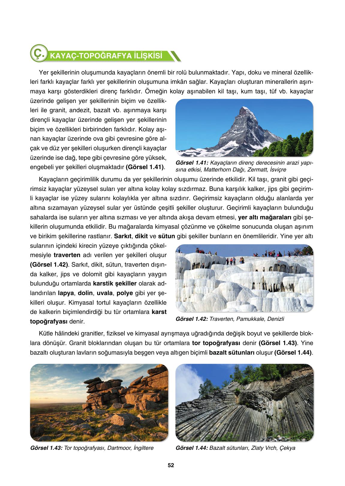 10. Sınıf Tutku Yayıncılık Coğrafya Ders Kitabı Sayfa 52 Cevapları 10. Sınıf Tutku Yayıncılık Coğrafya Ders Kitabı Sayfa 52 Cevapları