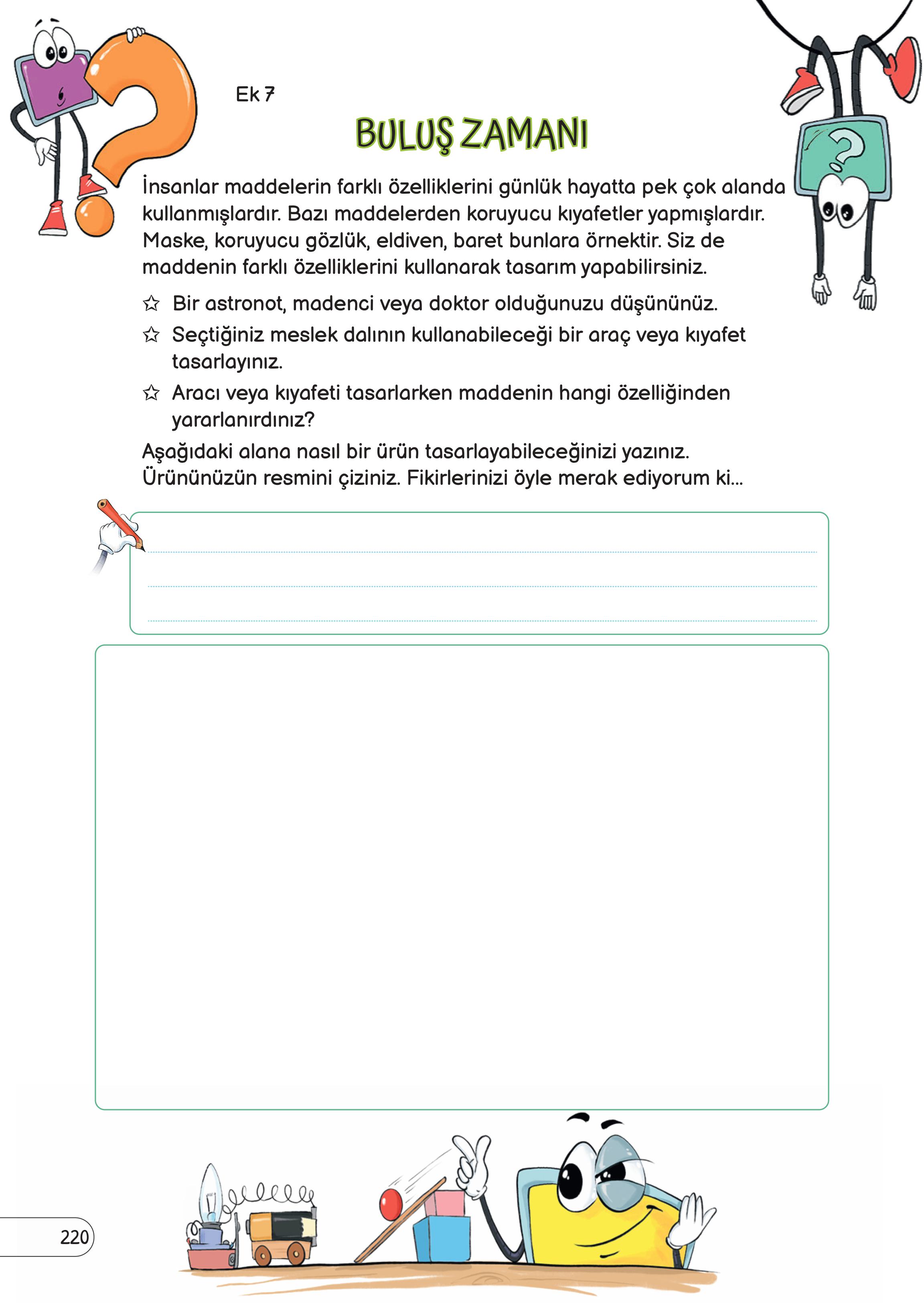 3. Sınıf Meb Yayınları Fen Bilimleri Ders Kitabı Sayfa 220 Cevapları