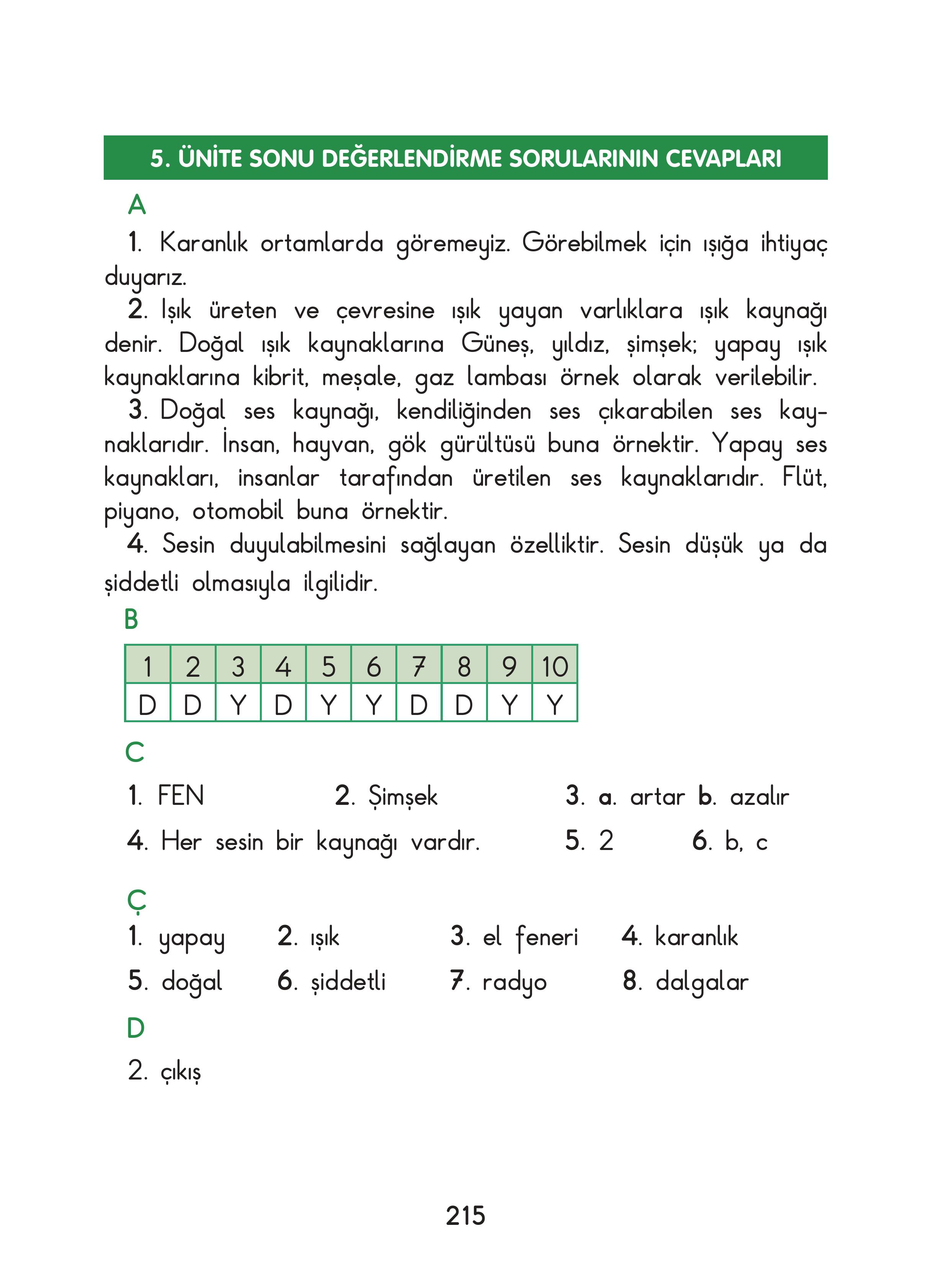 3. Sınıf Sdr Dikey Yayıncılık Fen Bilimleri Ders Kitabı Sayfa 215 Cevapları 3. Sınıf Sdr Dikey Yayıncılık Fen Bilimleri Ders Kitabı Sayfa 215 Cevapları