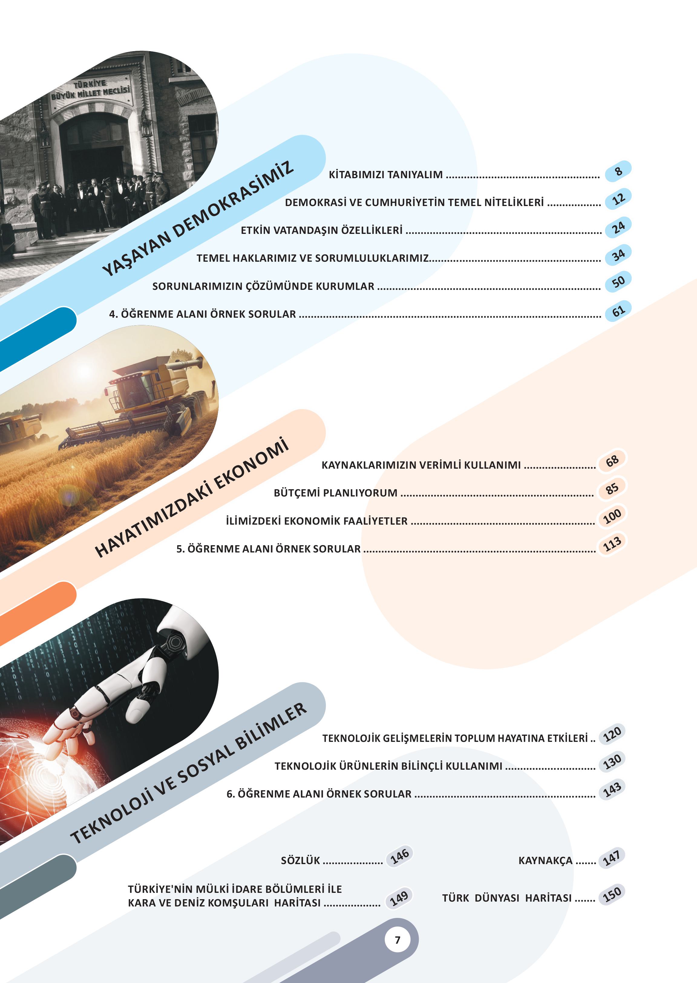 5. Sınıf Meb Yayınları Sosyal Bilgiler 2. Kitap Ders Kitabı Sayfa 7 Cevapları