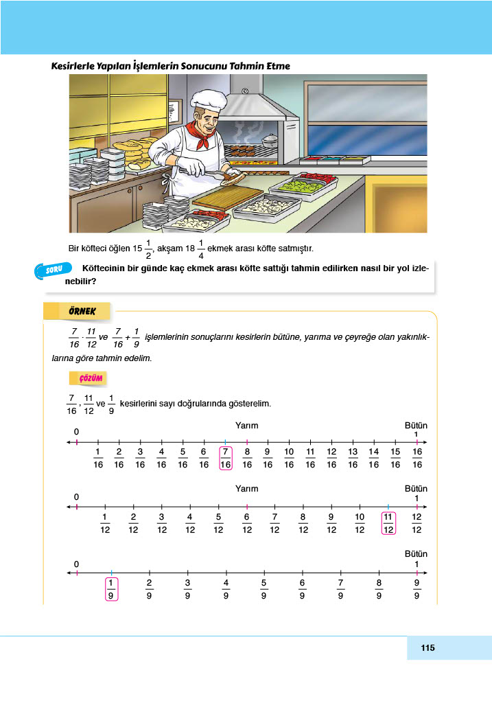 6. Sınıf Doğa Yayınları Matematik Ders Kitabı Sayfa 115 Cevapları