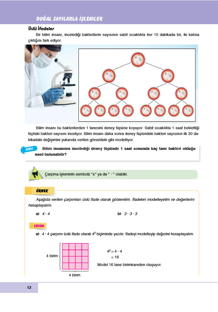 6. Sınıf Doğa Yayınları Matematik Ders Kitabı Sayfa 12 Cevapları