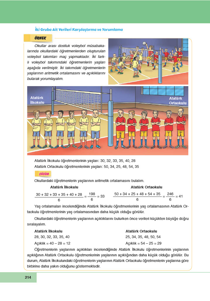 6. Sınıf Doğa Yayınları Matematik Ders Kitabı Sayfa 214 Cevapları 6. Sınıf Doğa Yayınları Matematik Ders Kitabı Sayfa 214 Cevapları