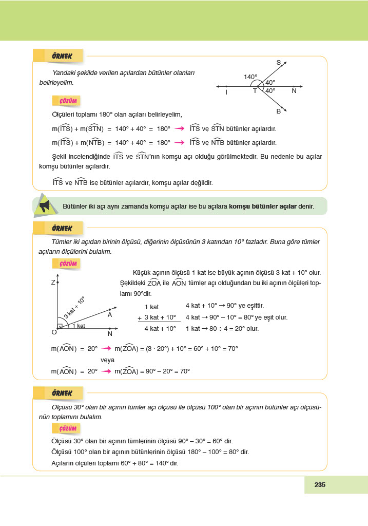 6. Sınıf Doğa Yayınları Matematik Ders Kitabı Sayfa 235 Cevapları