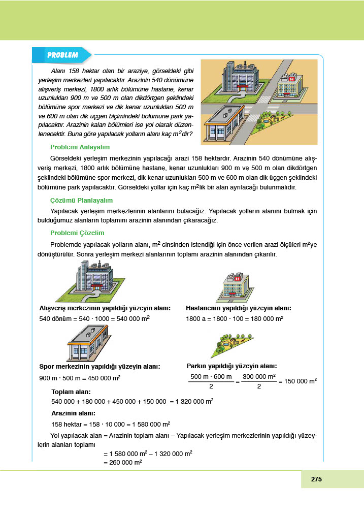 6. Sınıf Doğa Yayınları Matematik Ders Kitabı Sayfa 275 Cevapları