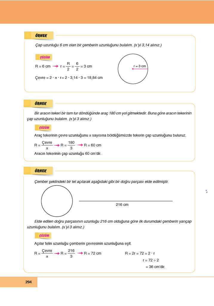 6. Sınıf Doğa Yayınları Matematik Ders Kitabı Sayfa 294 Cevapları