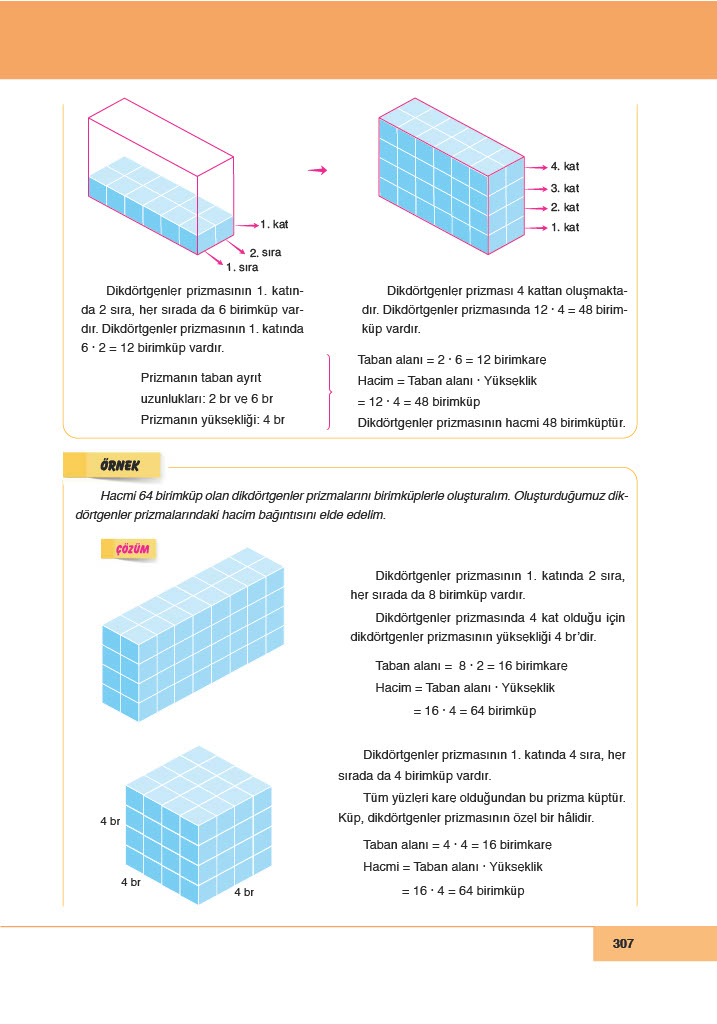 6. Sınıf Doğa Yayınları Matematik Ders Kitabı Sayfa 307 Cevapları