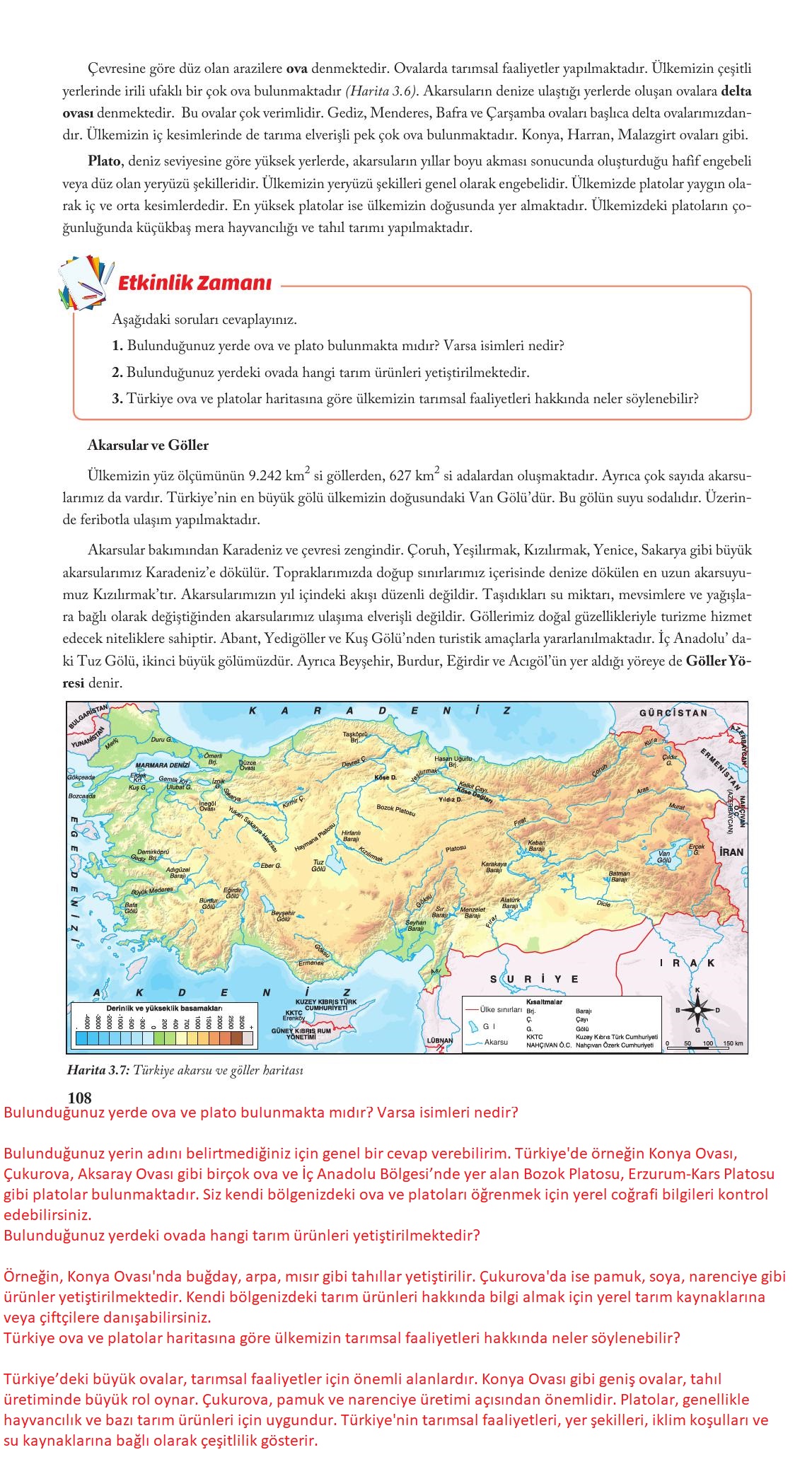 6. Sınıf Evos Yayınları Sosyal Bilgiler Ders Kitabı Sayfa 108 Cevapları