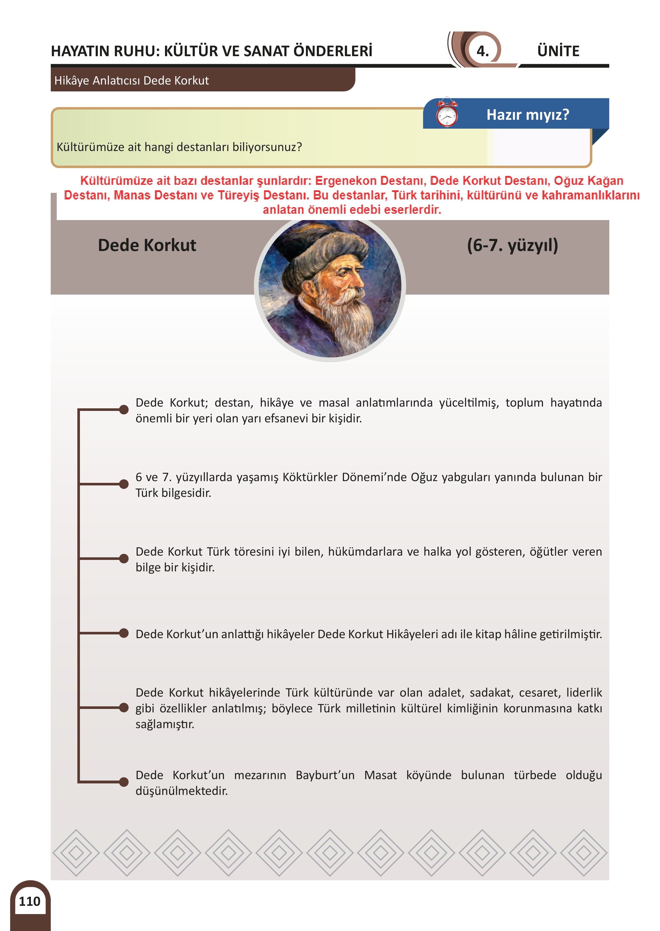 6. Sınıf Meb Yayınları Kültür Ve Medeniyetimize Yön Verenler Ders Kitabı Sayfa 111 Cevapları