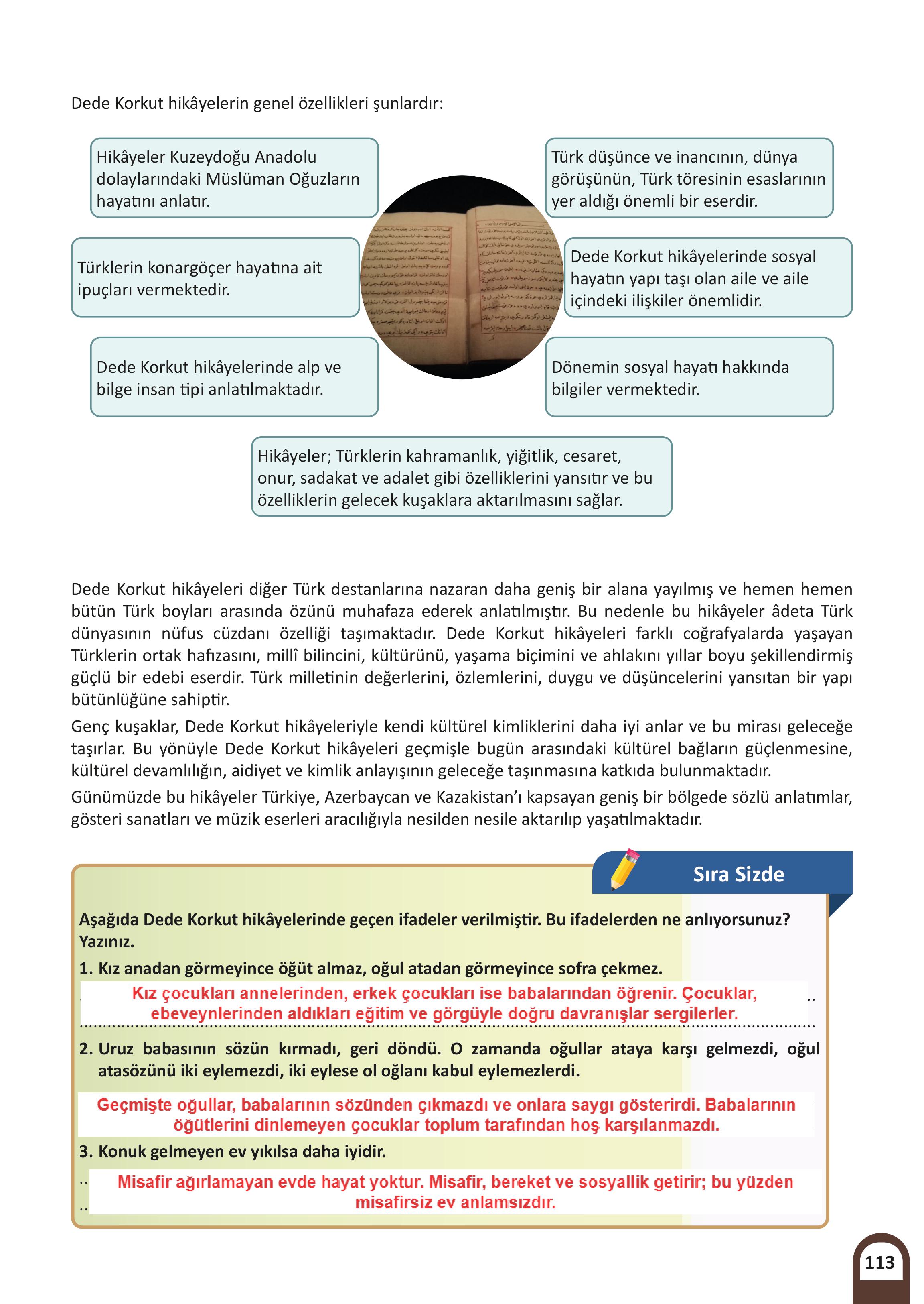 6. Sınıf Meb Yayınları Kültür Ve Medeniyetimize Yön Verenler Ders Kitabı Sayfa 114 Cevapları