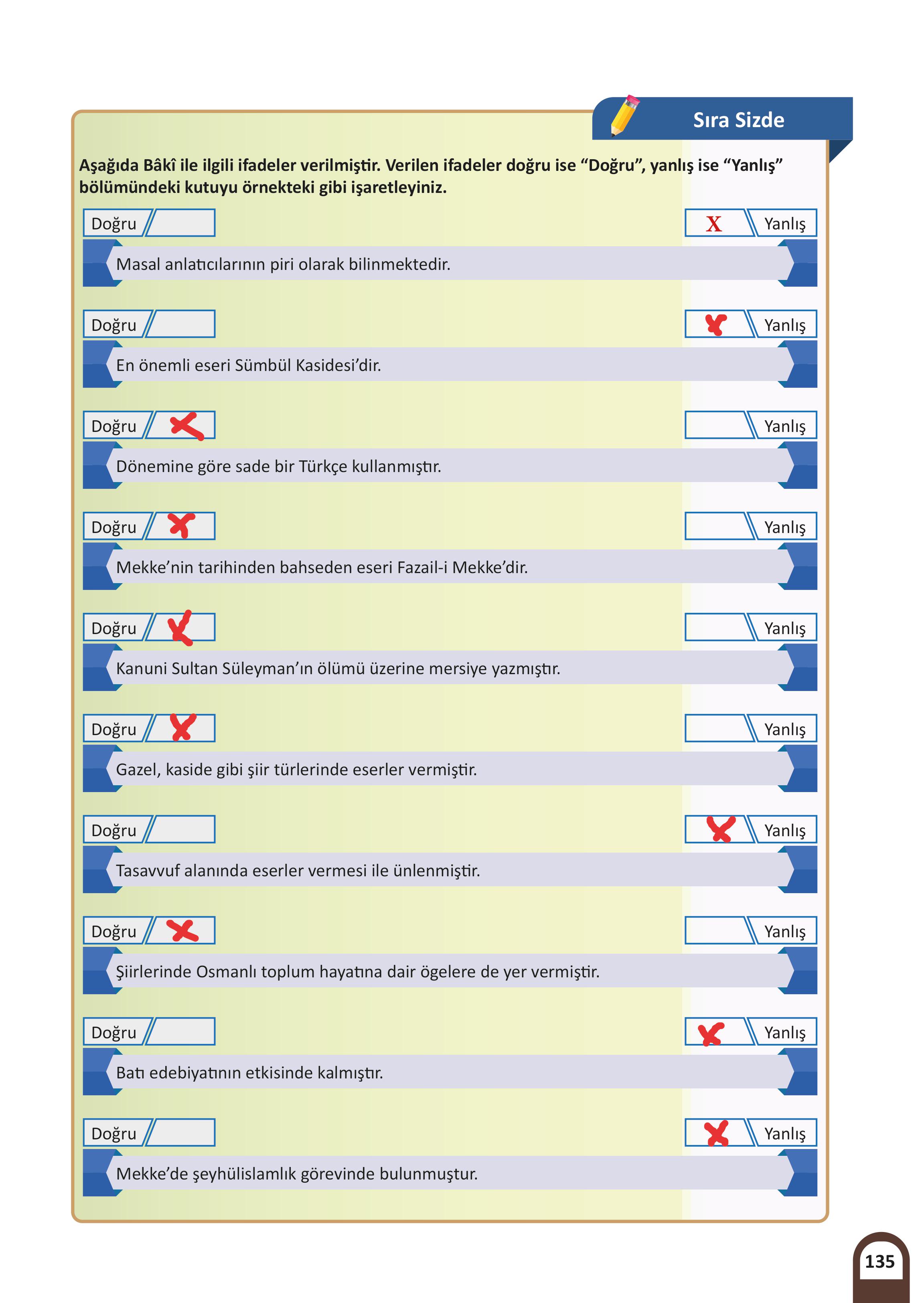 6. Sınıf Meb Yayınları Kültür Ve Medeniyetimize Yön Verenler Ders Kitabı Sayfa 136 Cevapları