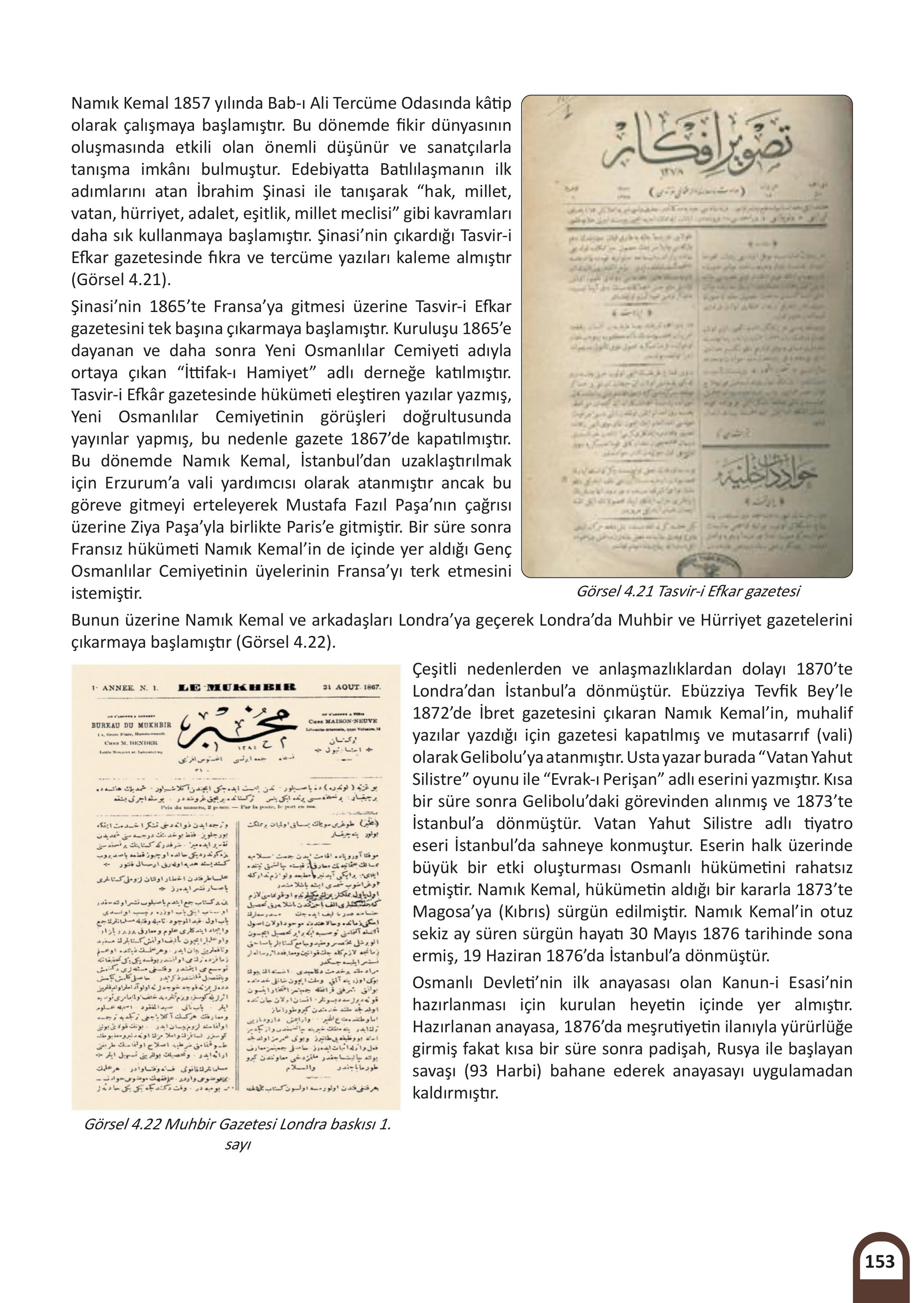 6. Sınıf Meb Yayınları Kültür Ve Medeniyetimize Yön Verenler Ders Kitabı Sayfa 154 Cevapları