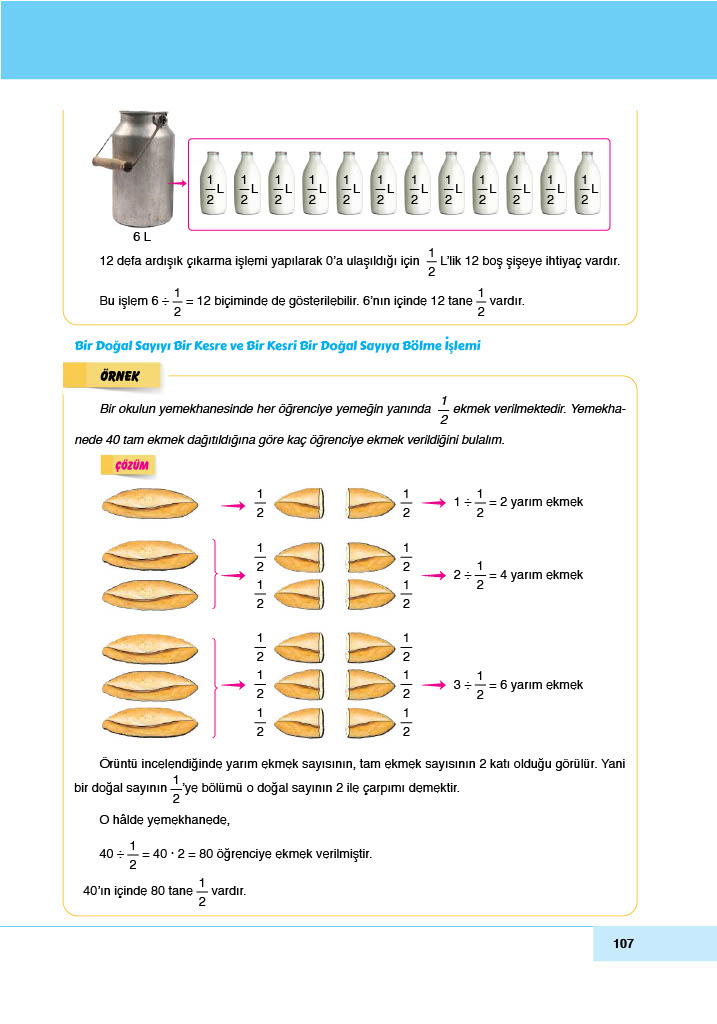 6. Sınıf Meb Yayınları Matematik Ders Kitabı Sayfa 107 Cevapları 6. Sınıf Meb Yayınları Matematik Ders Kitabı Sayfa 107 Cevapları