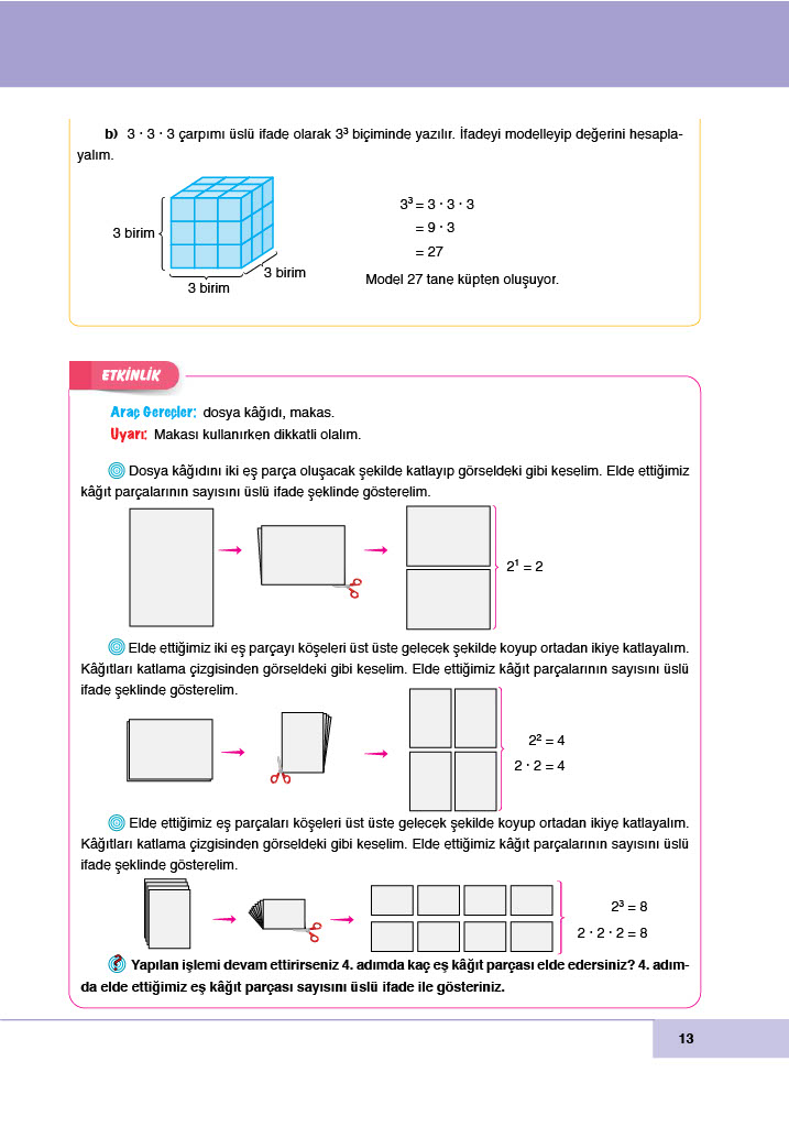 6. Sınıf Meb Yayınları Matematik Ders Kitabı Sayfa 13 Cevapları 6. Sınıf Meb Yayınları Matematik Ders Kitabı Sayfa 13 Cevapları