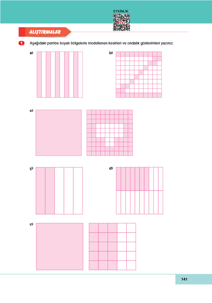 6. Sınıf Meb Yayınları Matematik Ders Kitabı Sayfa 141 Cevapları