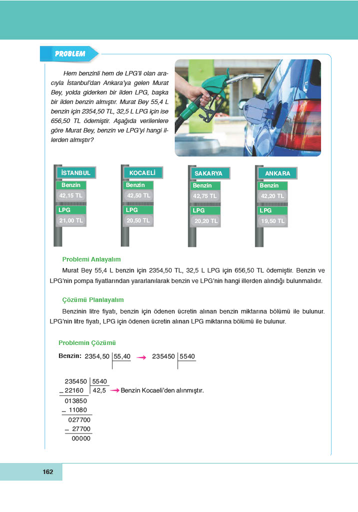 6. Sınıf Meb Yayınları Matematik Ders Kitabı Sayfa 162 Cevapları 6. Sınıf Meb Yayınları Matematik Ders Kitabı Sayfa 162 Cevapları