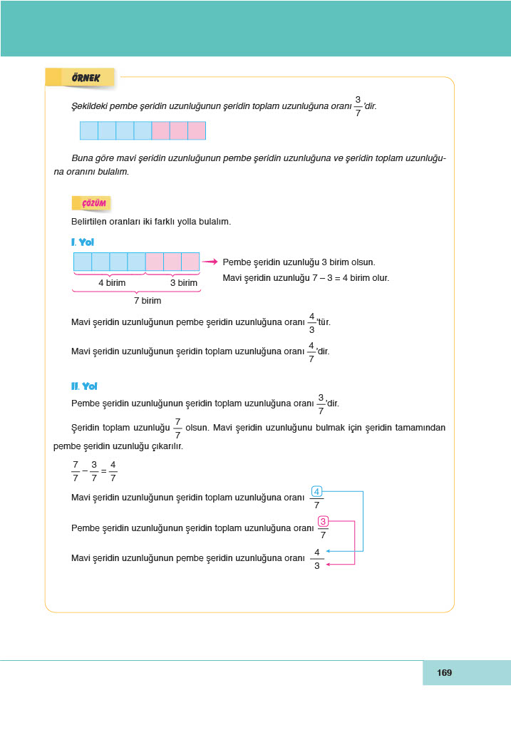 6. Sınıf Meb Yayınları Matematik Ders Kitabı Sayfa 169 Cevapları