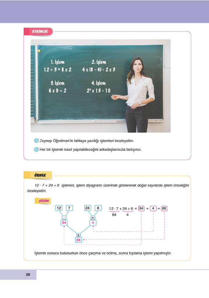 6. Sınıf Meb Yayınları Matematik Ders Kitabı Sayfa 20 Cevapları