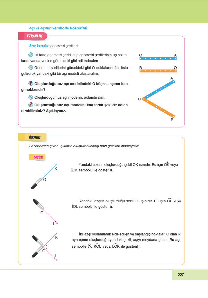 6. Sınıf Meb Yayınları Matematik Ders Kitabı Sayfa 227 Cevapları