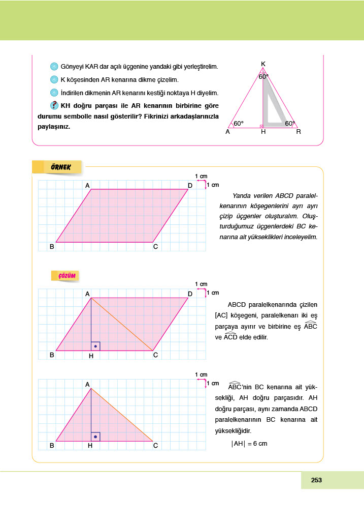 6. Sınıf Meb Yayınları Matematik Ders Kitabı Sayfa 253 Cevapları
