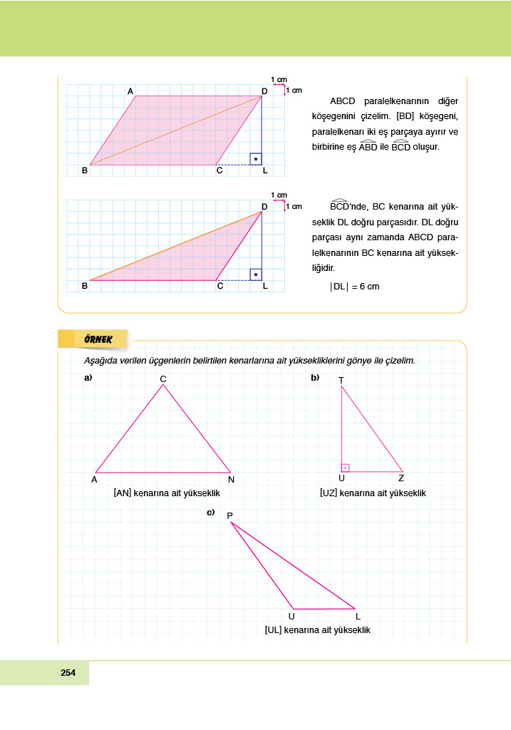 6. Sınıf Meb Yayınları Matematik Ders Kitabı Sayfa 254 Cevapları