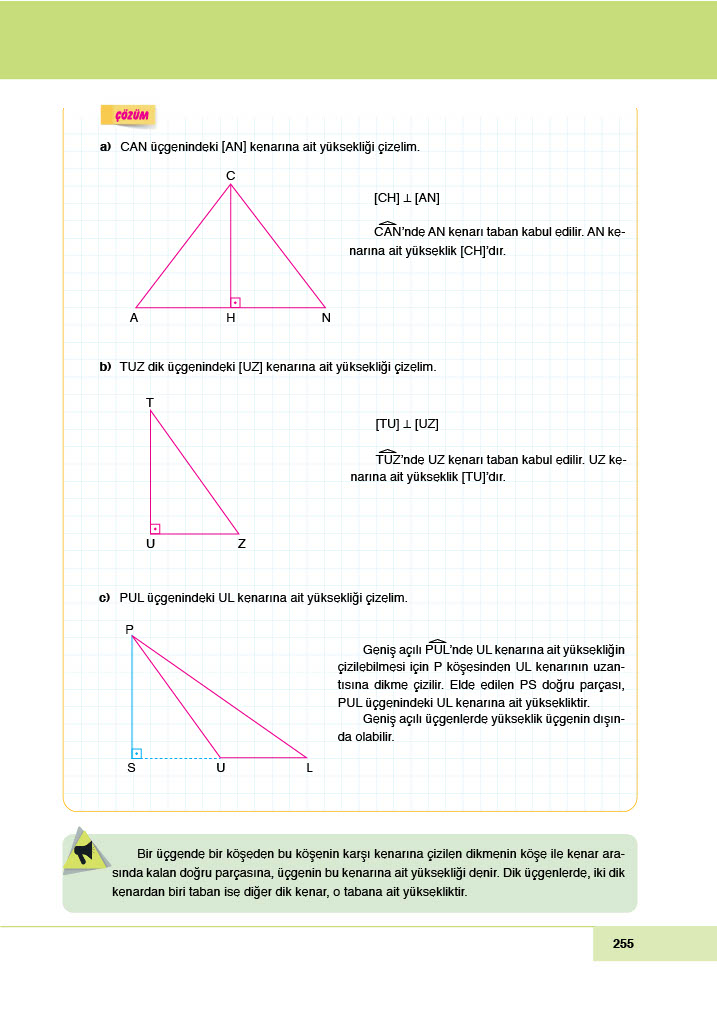 6. Sınıf Meb Yayınları Matematik Ders Kitabı Sayfa 255 Cevapları