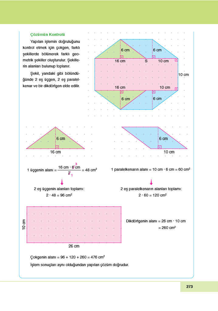 6. Sınıf Meb Yayınları Matematik Ders Kitabı Sayfa 273 Cevapları