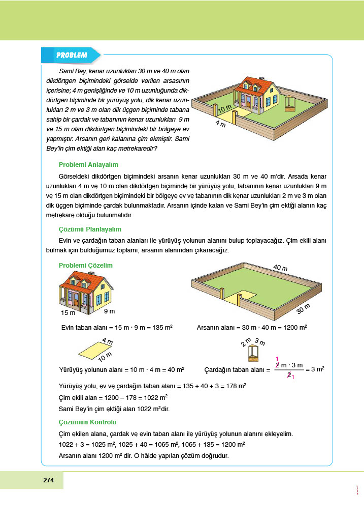 6. Sınıf Meb Yayınları Matematik Ders Kitabı Sayfa 274 Cevapları