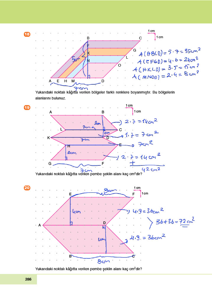6. Sınıf Meb Yayınları Matematik Ders Kitabı Sayfa 286 Cevapları
