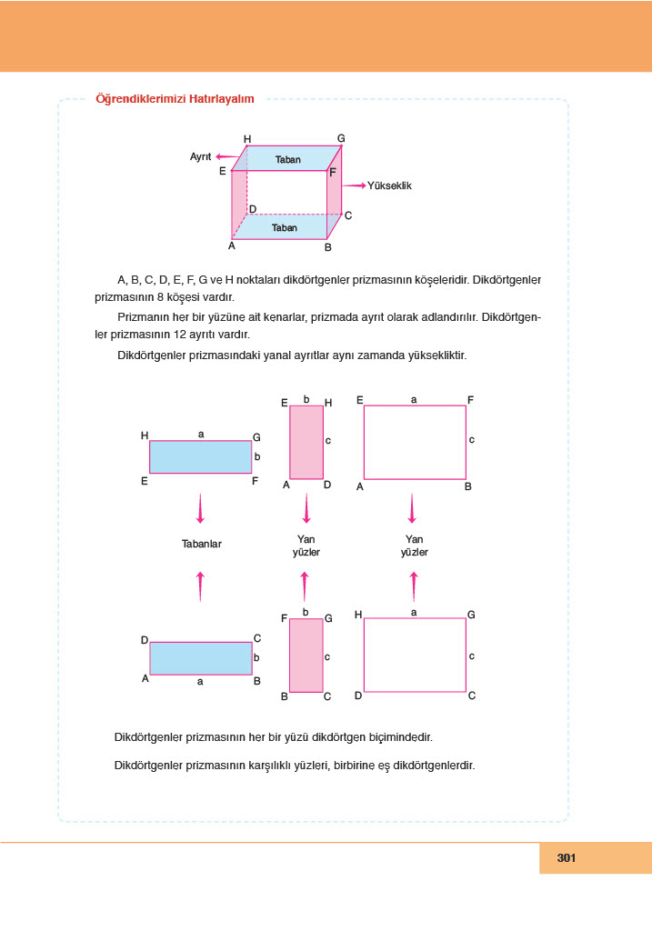 6. Sınıf Meb Yayınları Matematik Ders Kitabı Sayfa 301 Cevapları