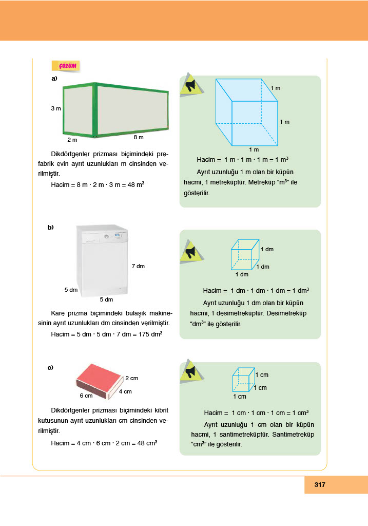 6. Sınıf Meb Yayınları Matematik Ders Kitabı Sayfa 317 Cevapları