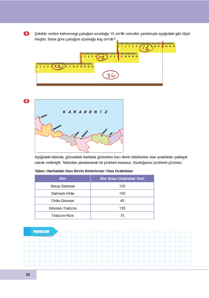 6. Sınıf Meb Yayınları Matematik Ders Kitabı Sayfa 32 Cevapları