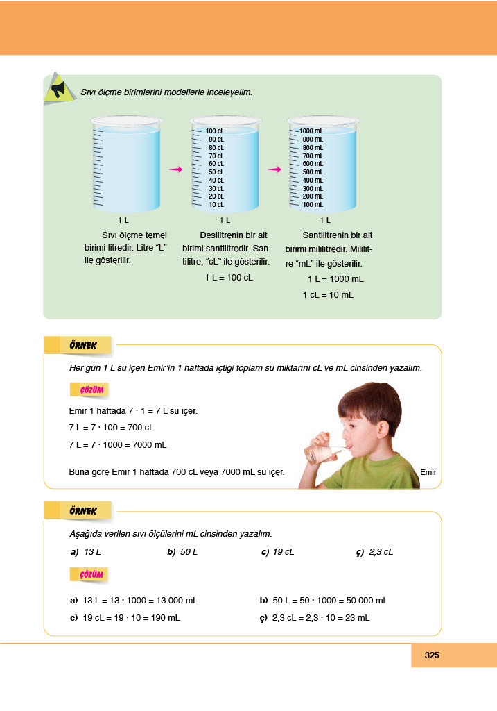 6. Sınıf Meb Yayınları Matematik Ders Kitabı Sayfa 325 Cevapları