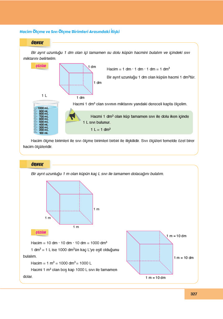 6. Sınıf Meb Yayınları Matematik Ders Kitabı Sayfa 327 Cevapları