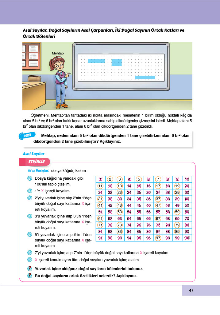 6. Sınıf Meb Yayınları Matematik Ders Kitabı Sayfa 47 Cevapları