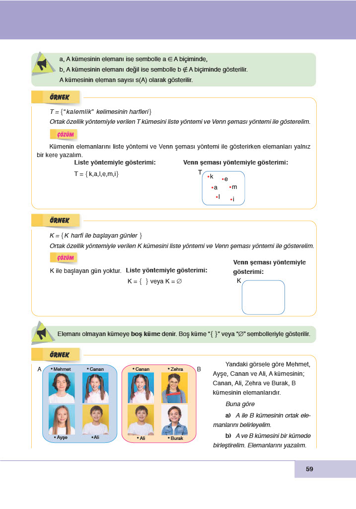 6. Sınıf Meb Yayınları Matematik Ders Kitabı Sayfa 59 Cevapları