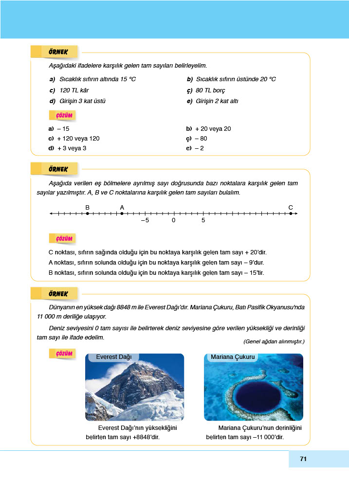 6. Sınıf Meb Yayınları Matematik Ders Kitabı Sayfa 71 Cevapları 6. Sınıf Meb Yayınları Matematik Ders Kitabı Sayfa 71 Cevapları