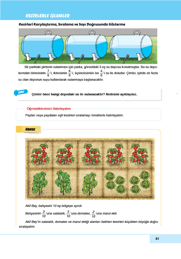 6. Sınıf Meb Yayınları Matematik Ders Kitabı Sayfa 81 Cevapları