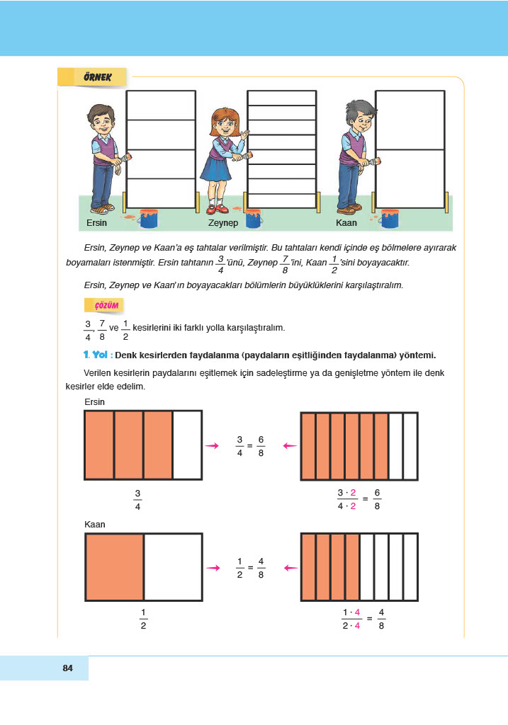 6. Sınıf Meb Yayınları Matematik Ders Kitabı Sayfa 84 Cevapları