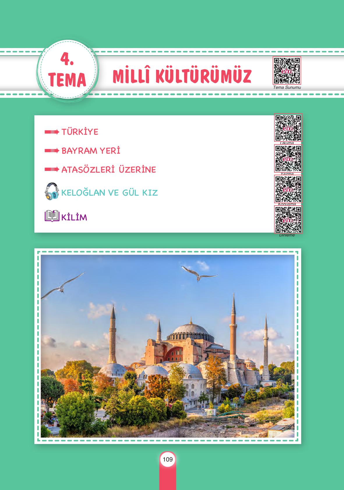 6. Sınıf Yıldırım Yayınları Türkçe Ders Kitabı Sayfa 109 Cevapları 6. Sınıf Yıldırım Yayınları Türkçe Ders Kitabı Sayfa 109 Cevapları