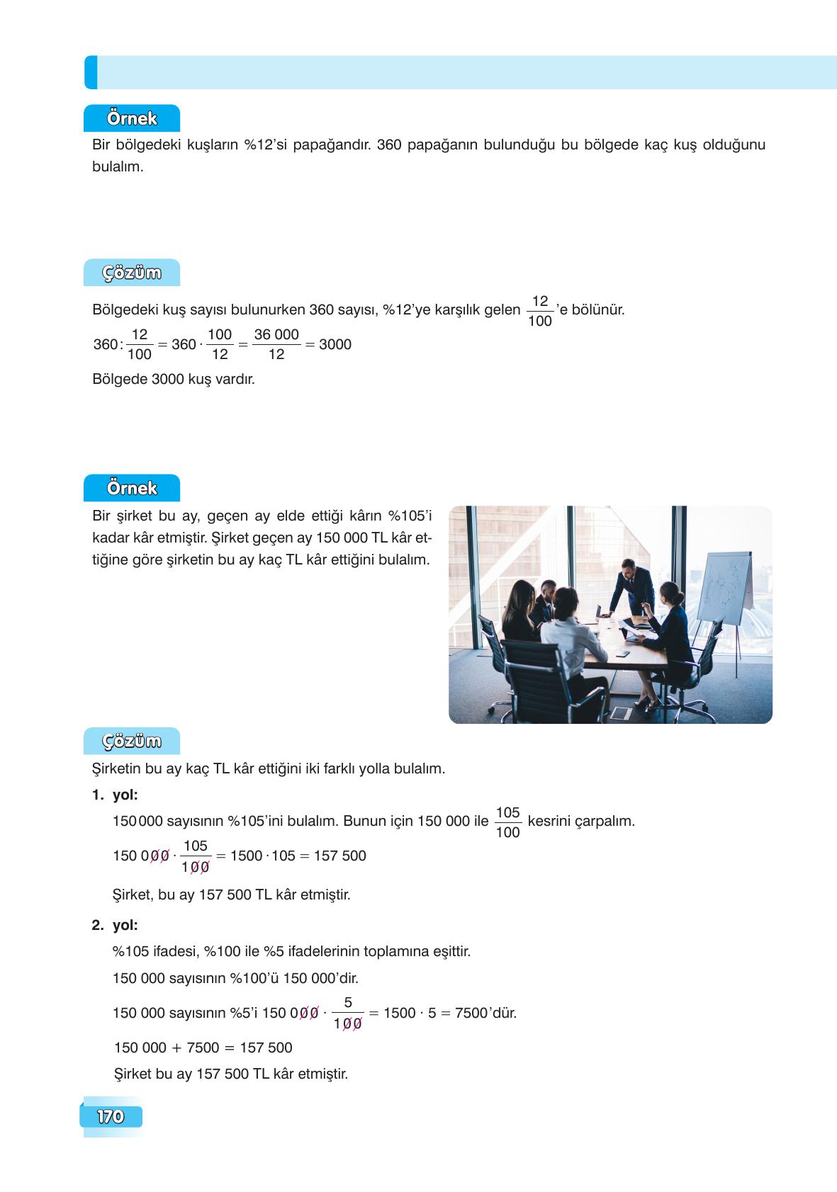 7. Sınıf Edat Yayınları Matematik Ders Kitabı Sayfa 170 Cevapları